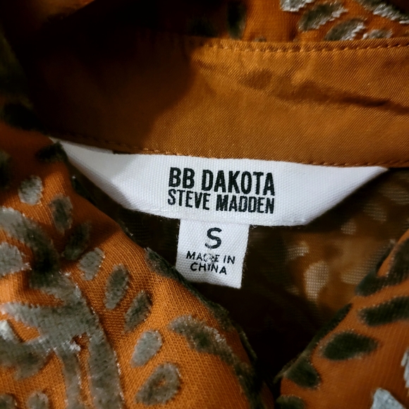 BB Dakota Brown Tiered Ruffled Sundress. NWOT - Picture 6 of 8